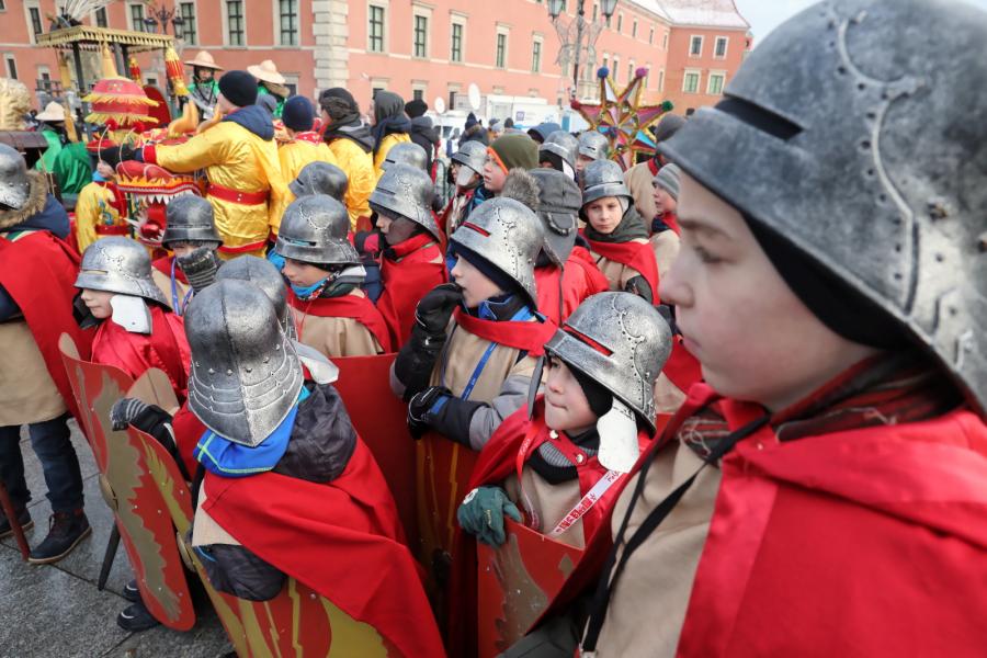 Orszak Trzech Króli przeszedł ulicami Warszawy