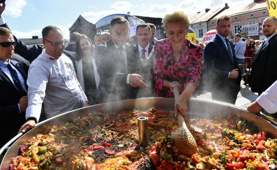 Prezydent Andrzej Duda i pierwsza dama