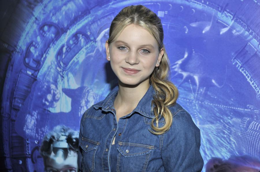 Klaudia Kulawik podczas premiery teledysku do filmu "Felix, Net i Nika oraz Teoretycznie Możliwa Katastrofa"