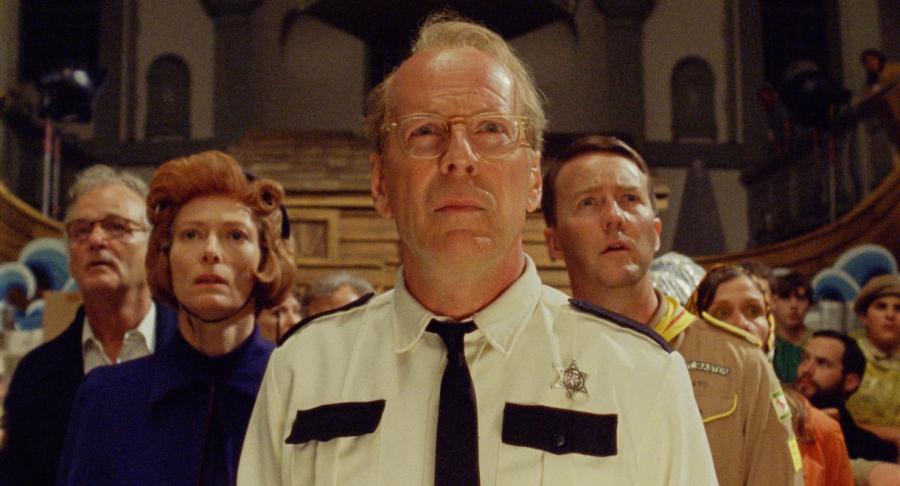 Tilda Swinton, Bruce Willis i Edward Norton w filmie "Moonrise Kingdom. Kochankowie z Księżyca"