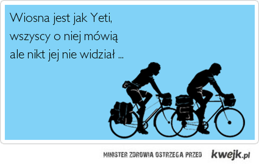 Internet przegania zimę dowcipem