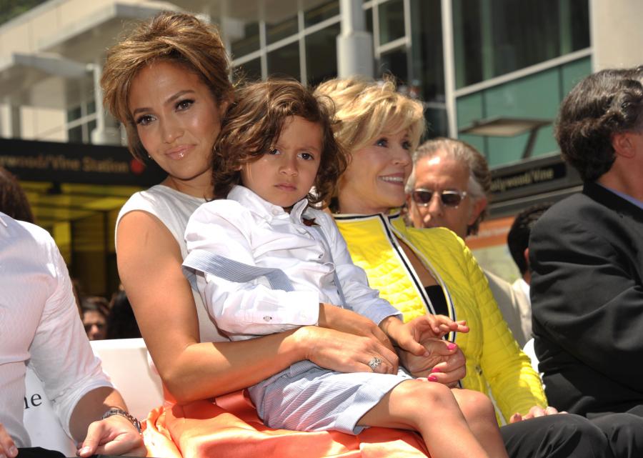 Jennifer Lopez i jej synek Max