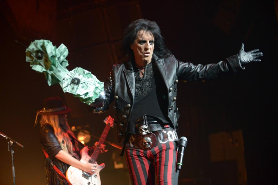 Alice Cooper podczas koncertu w Los Angeles – czerwiec 2013 roku