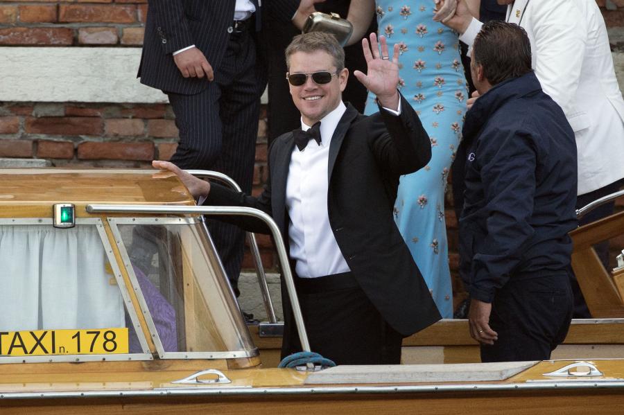 Matt Damon na ślubie George'a Clooneya