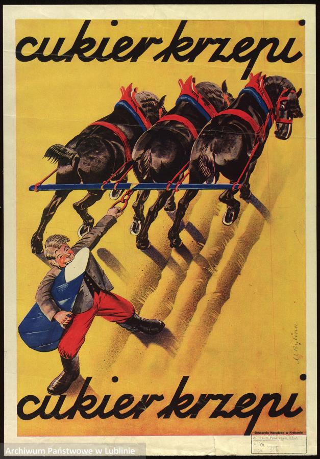 "Polski plakat propagandowy dwudziestolecia międzywojennego", zbiory Archiwum Państwowego w Lublinie