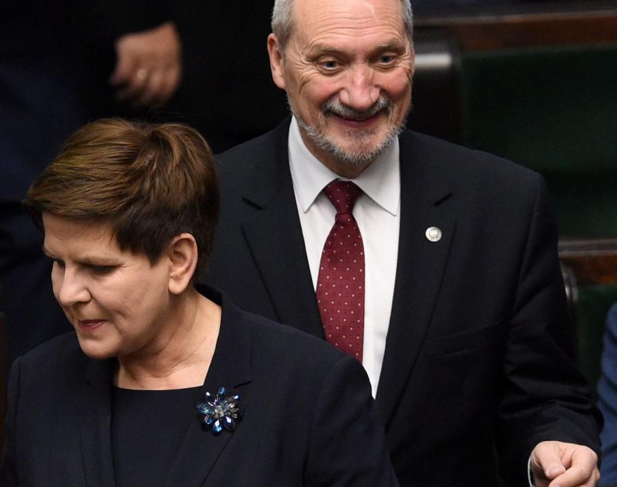 Beata Szydło i Antoni Macierewicz