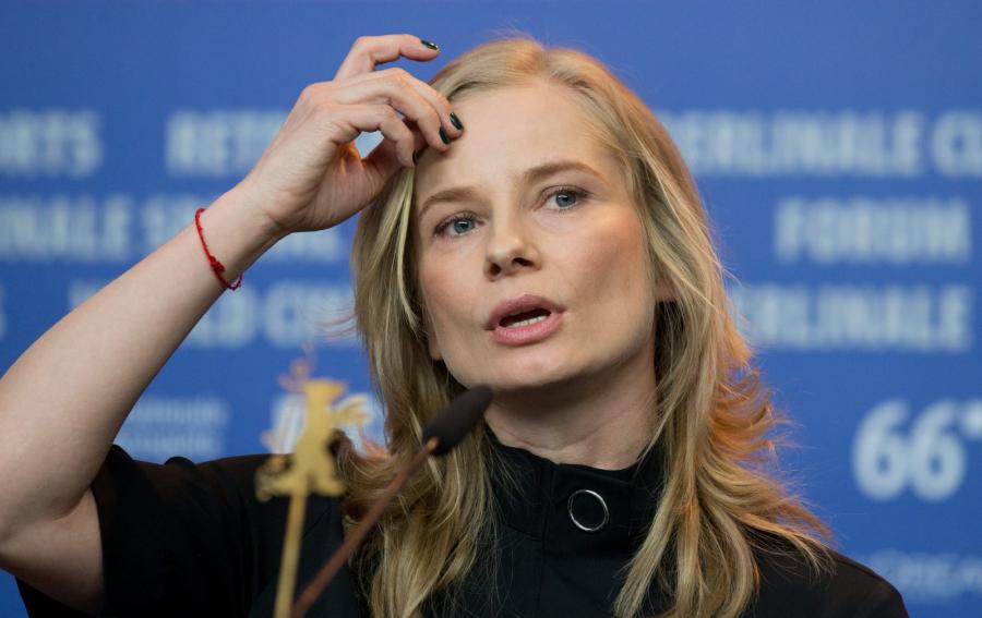 Magdalena Cielecka na festiwalu filmowym w Berlinie