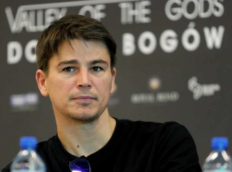 Josh Hartnett na konferencji prasowej "Doliny Bogów"