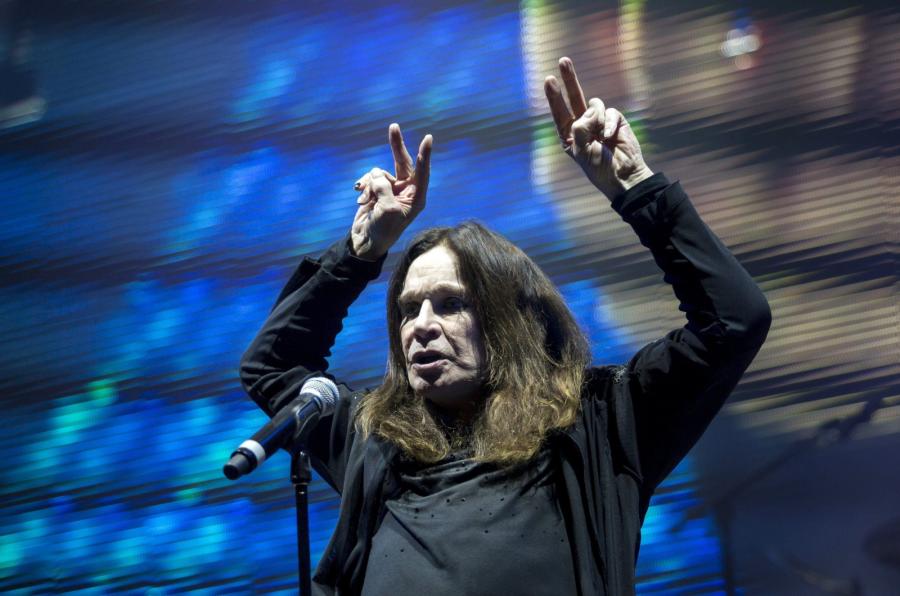 Ozzy Osbourne podczas koncertu w Budapeszcie