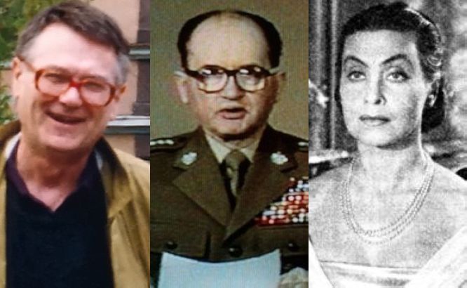 Zdzisław Beksiński, Wojciech Jaruzelski, Nina Andrycz