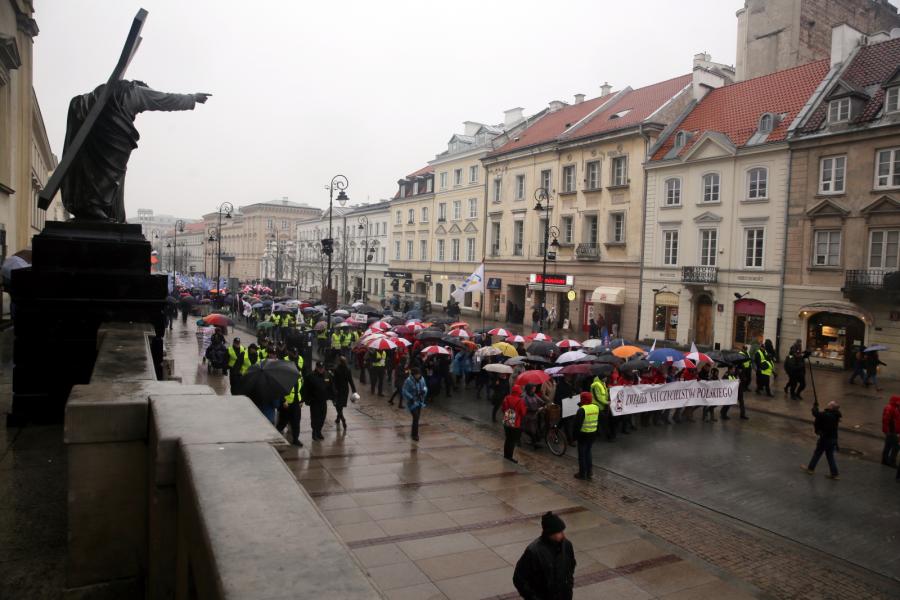 Protest nauczycieli