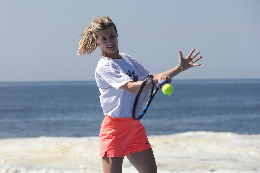 Eugenie Bouchard i Juan Martin del Potro promowali turniej w Meksyku